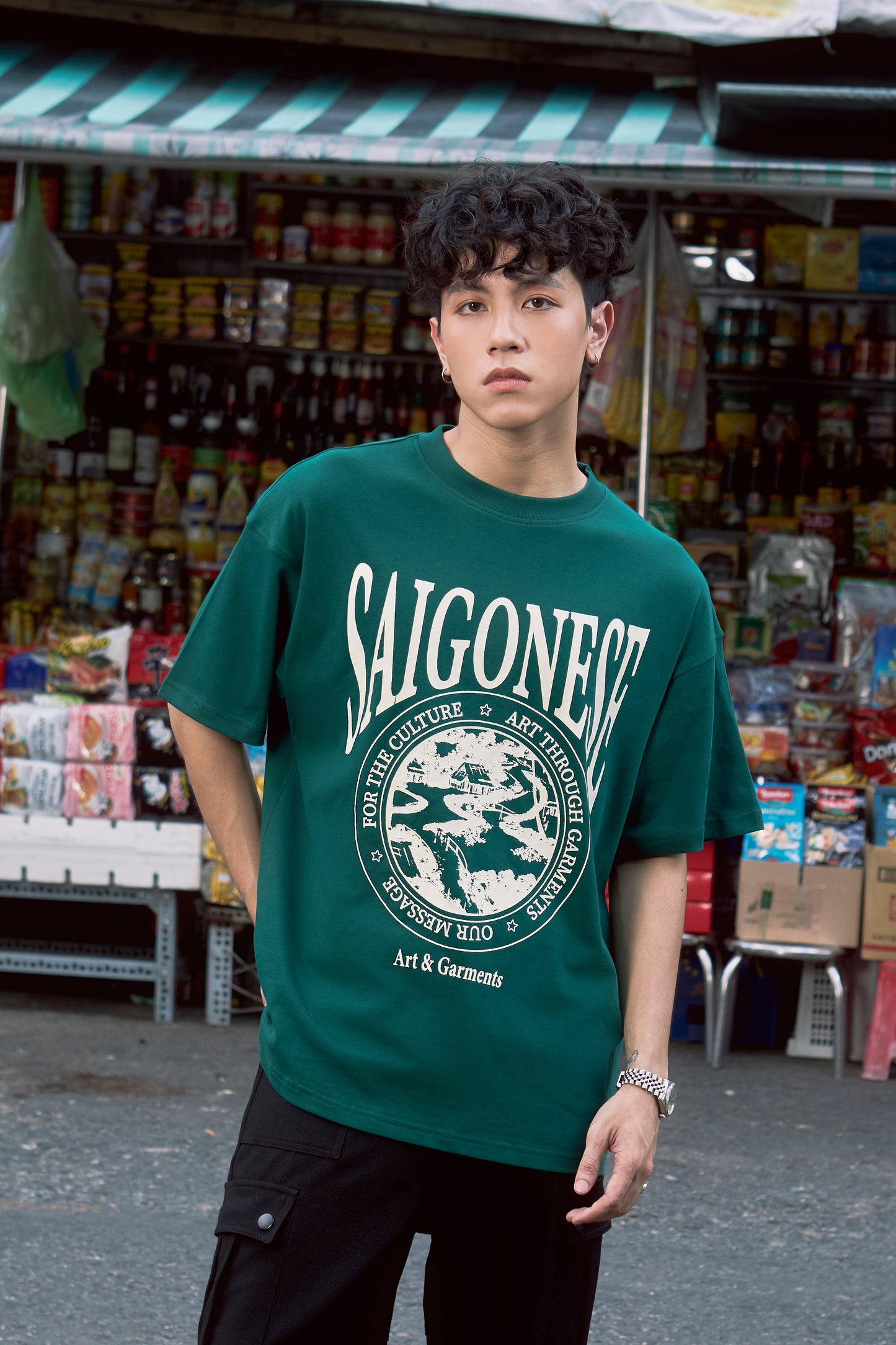 NCS® Saigonese Graphic Tee (Forest Green)