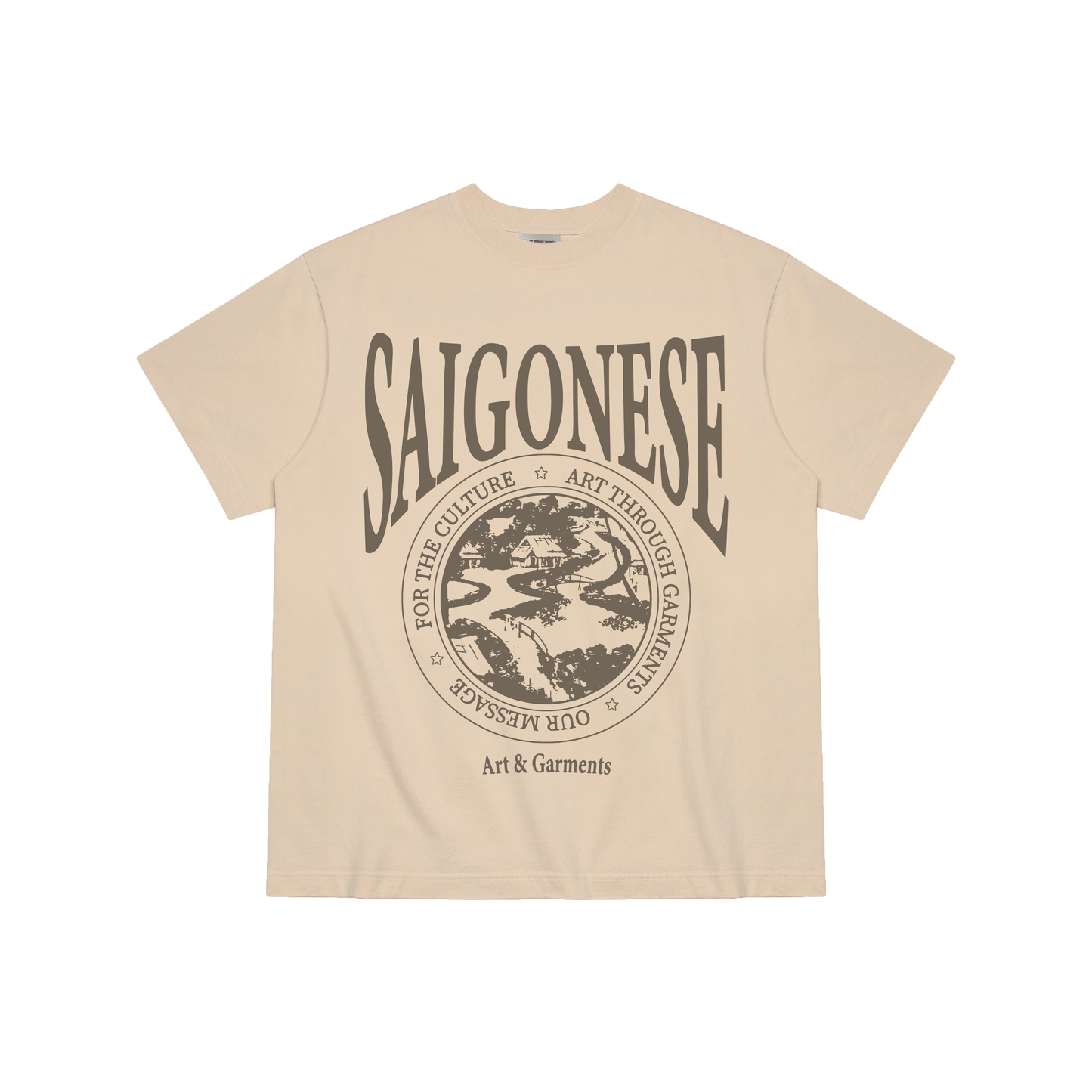 NCS® Saigonese Graphic Tee (Tan)