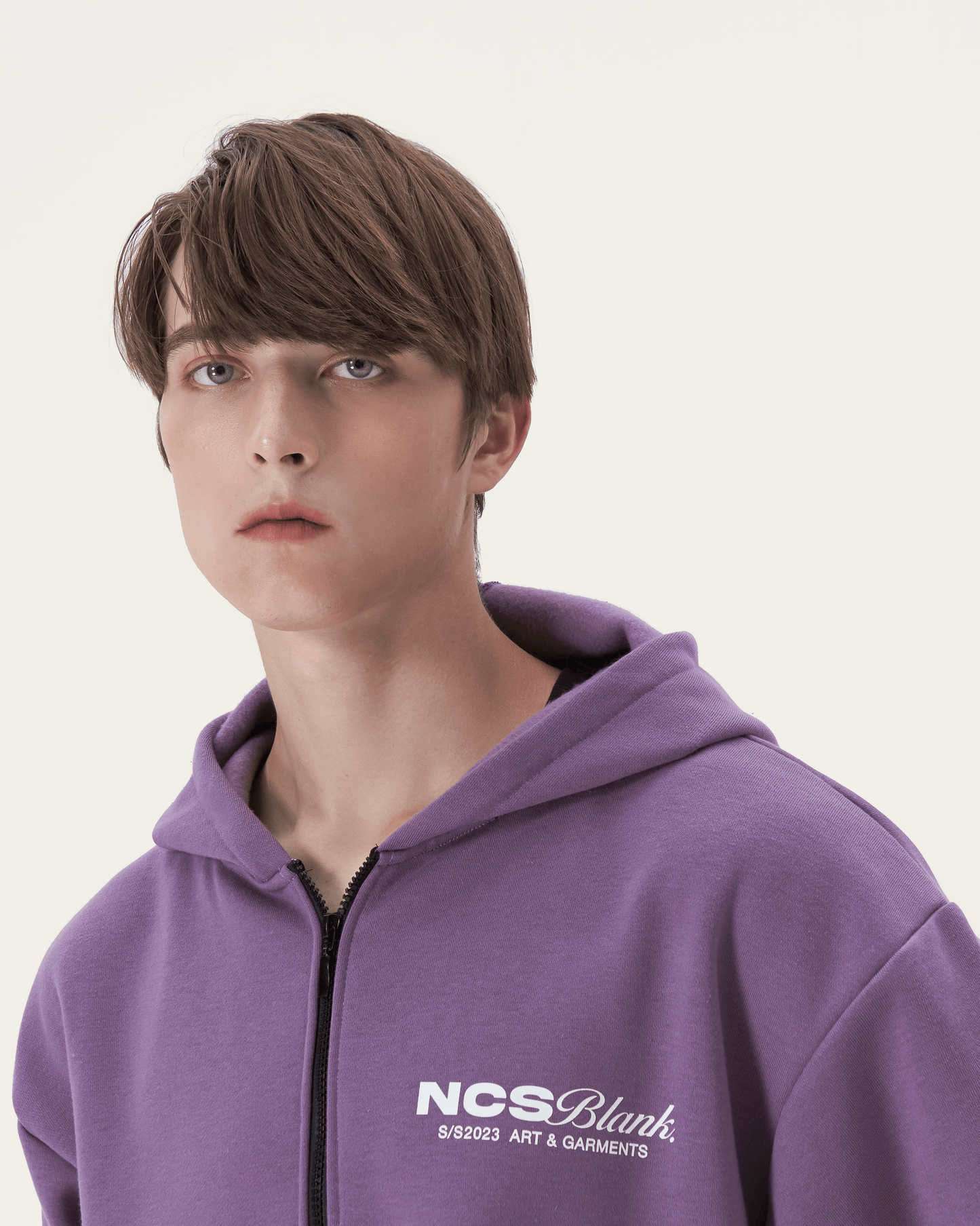 NCS® Canvas Zip Hoodie (Mauve) Hoodie My Store
