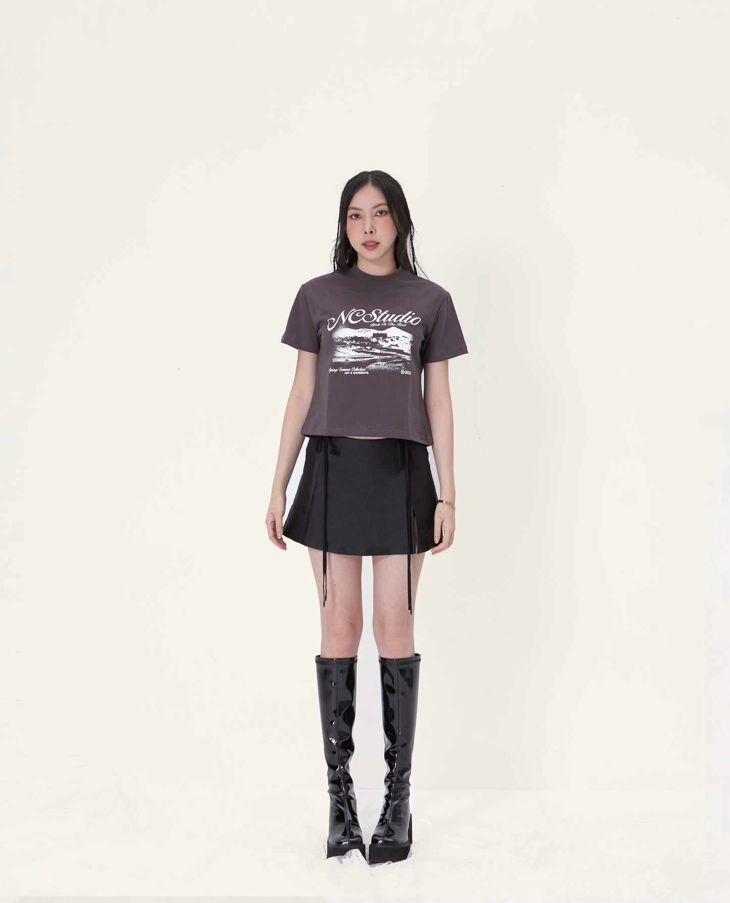 NCS® Heritage Baby Tee (Charcoal) - NOCONTROLSTUDIO