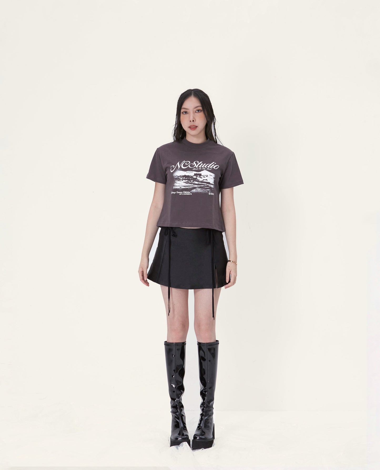 NCS® Heritage Baby Tee (Charcoal) - NOCONTROLSTUDIO