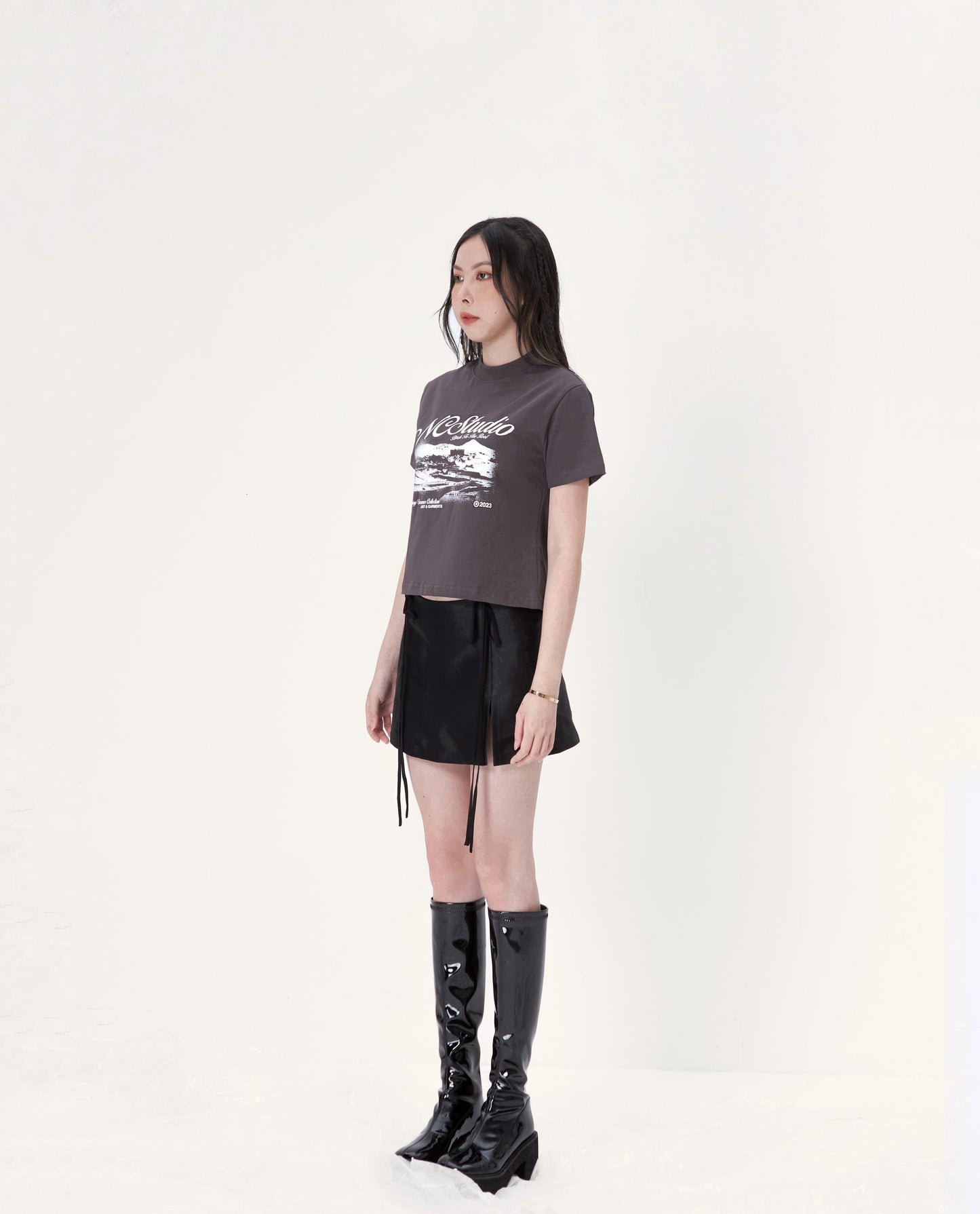 NCS® Heritage Baby Tee (Charcoal) - NOCONTROLSTUDIO