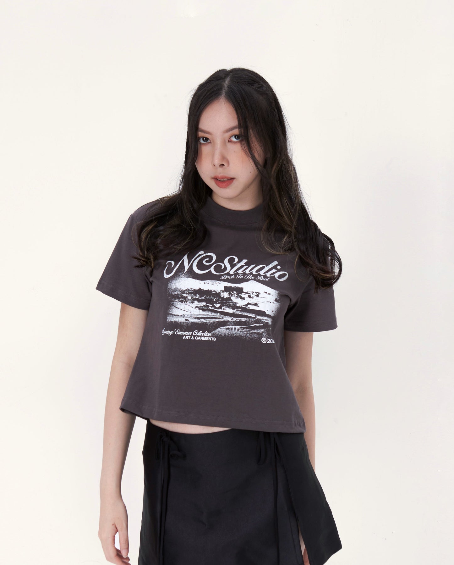 NCS® Heritage Baby Tee (Charcoal) - NOCONTROLSTUDIO