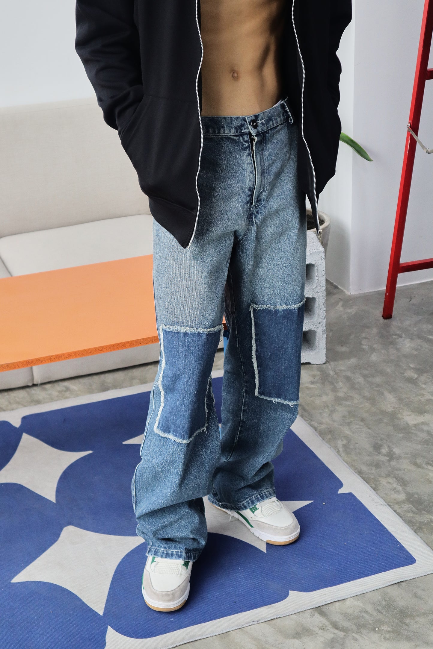 NCS® Washed Padded Jeans