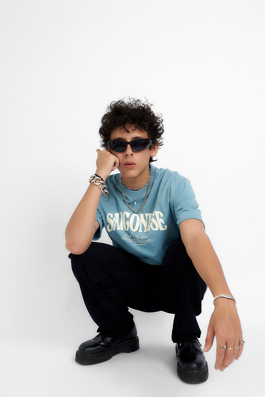 NCS® Saigonese Tee (Stone Blue) - NOCONTROLSTUDIO