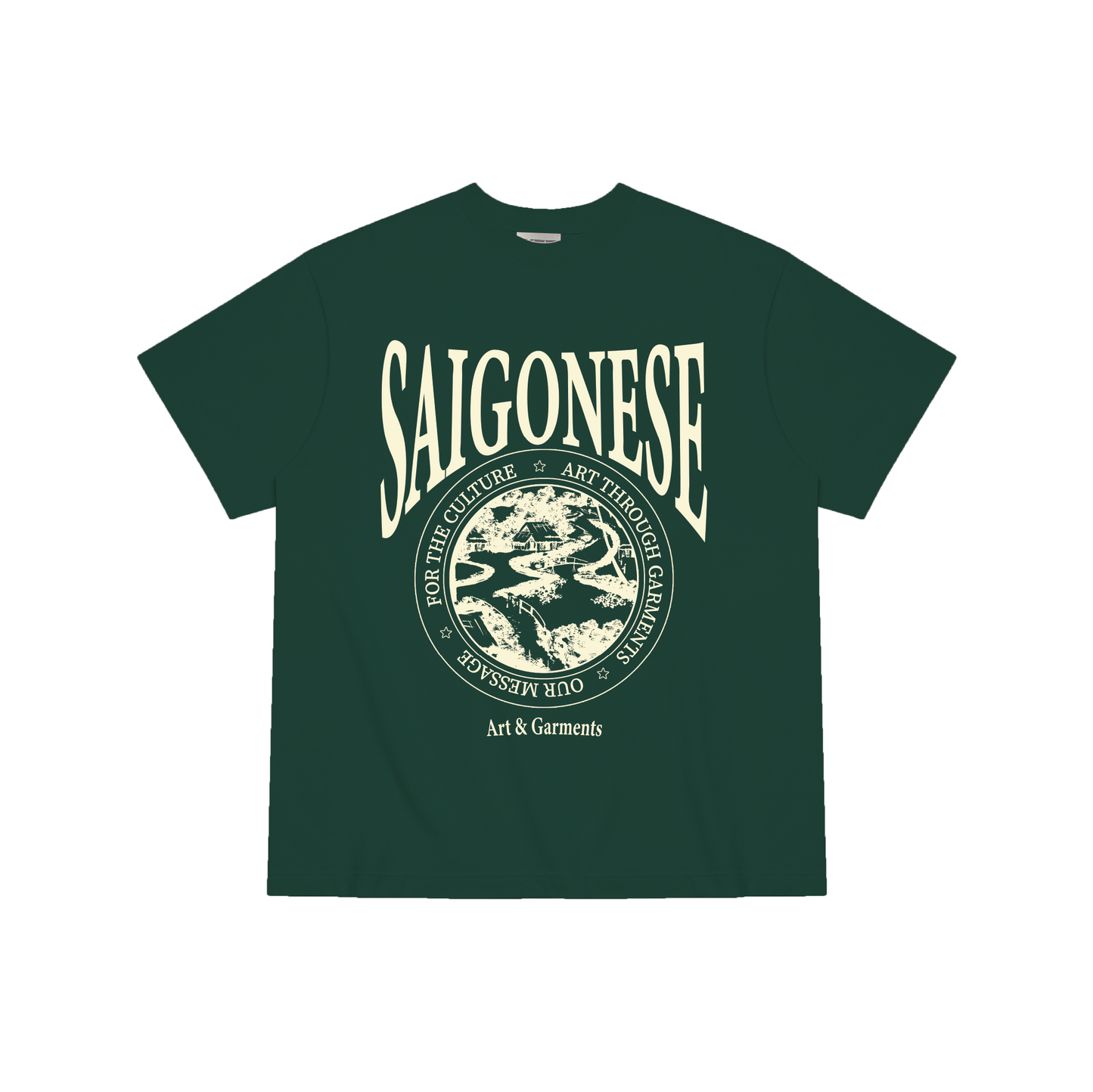 NCS® Saigonese Graphic Tee (Forest Green)