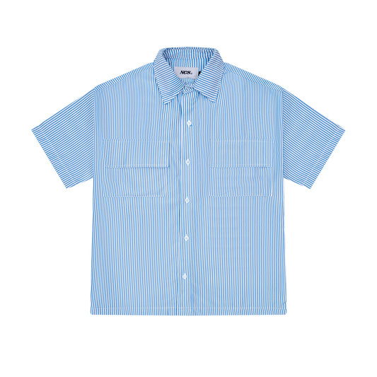 NCS® Striped Oxford Shirt (Blue)